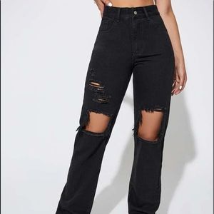 Black Boyfriend Jeans size XS